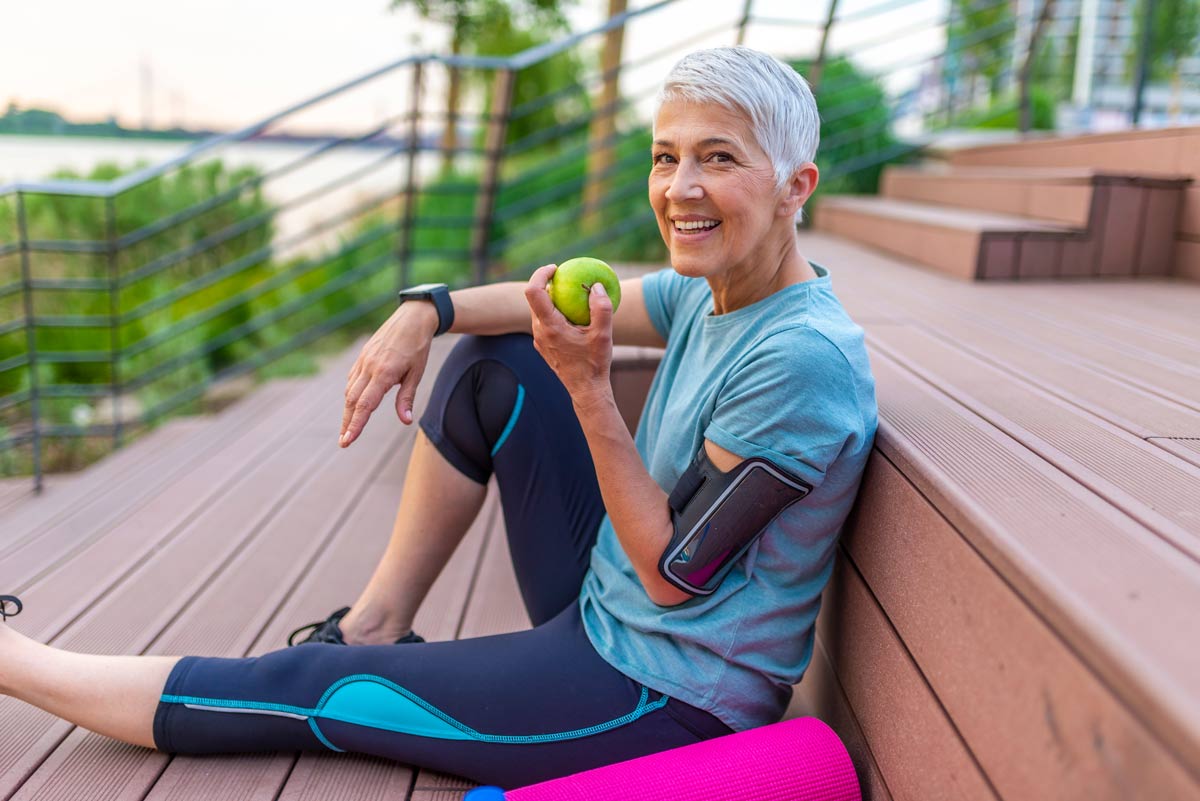 mature woman in good shape