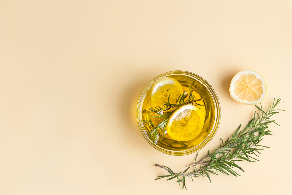 olive oil and lemon mix
